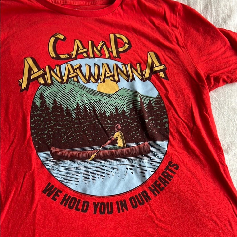 Old Navy Red Camp Anawanna Shirt